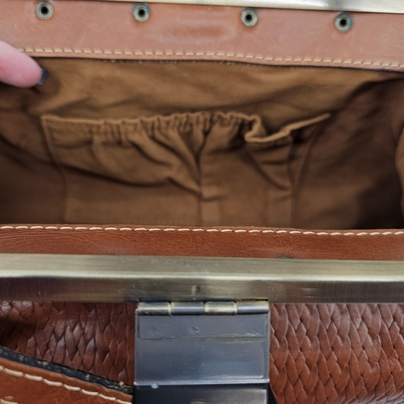 Patricia Nash Twisted Woven Embossed Ferrara in Tan - Picture 8 of 8